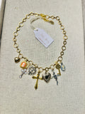 Handmade cross charm necklace 
