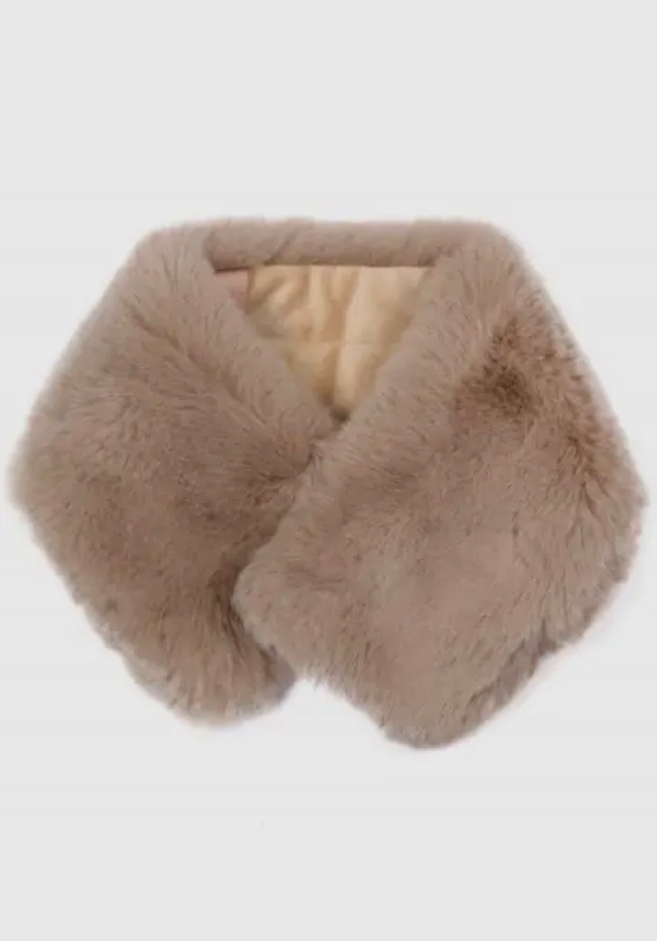 FAUX FUR SCARF COVER