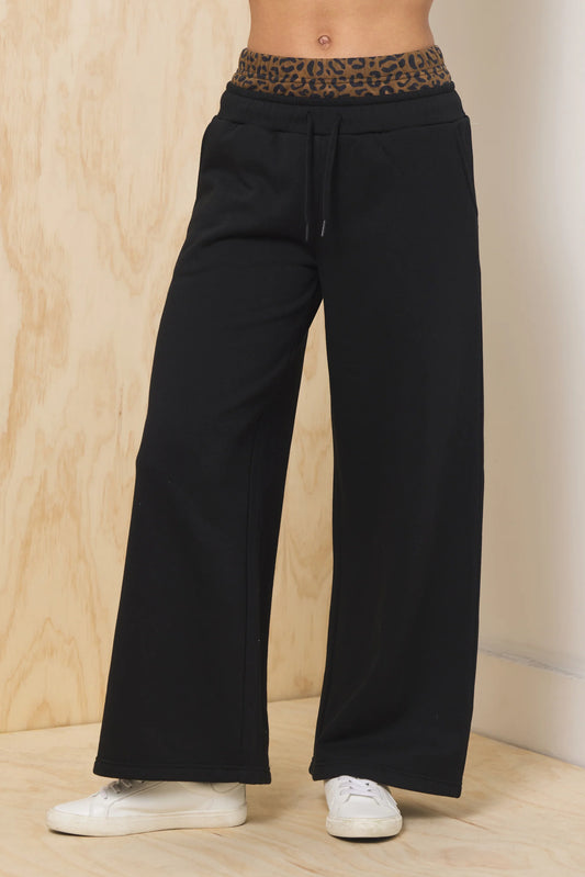 Vintage Havana Heavy Surfwash Pant w/ Printed Double Waist