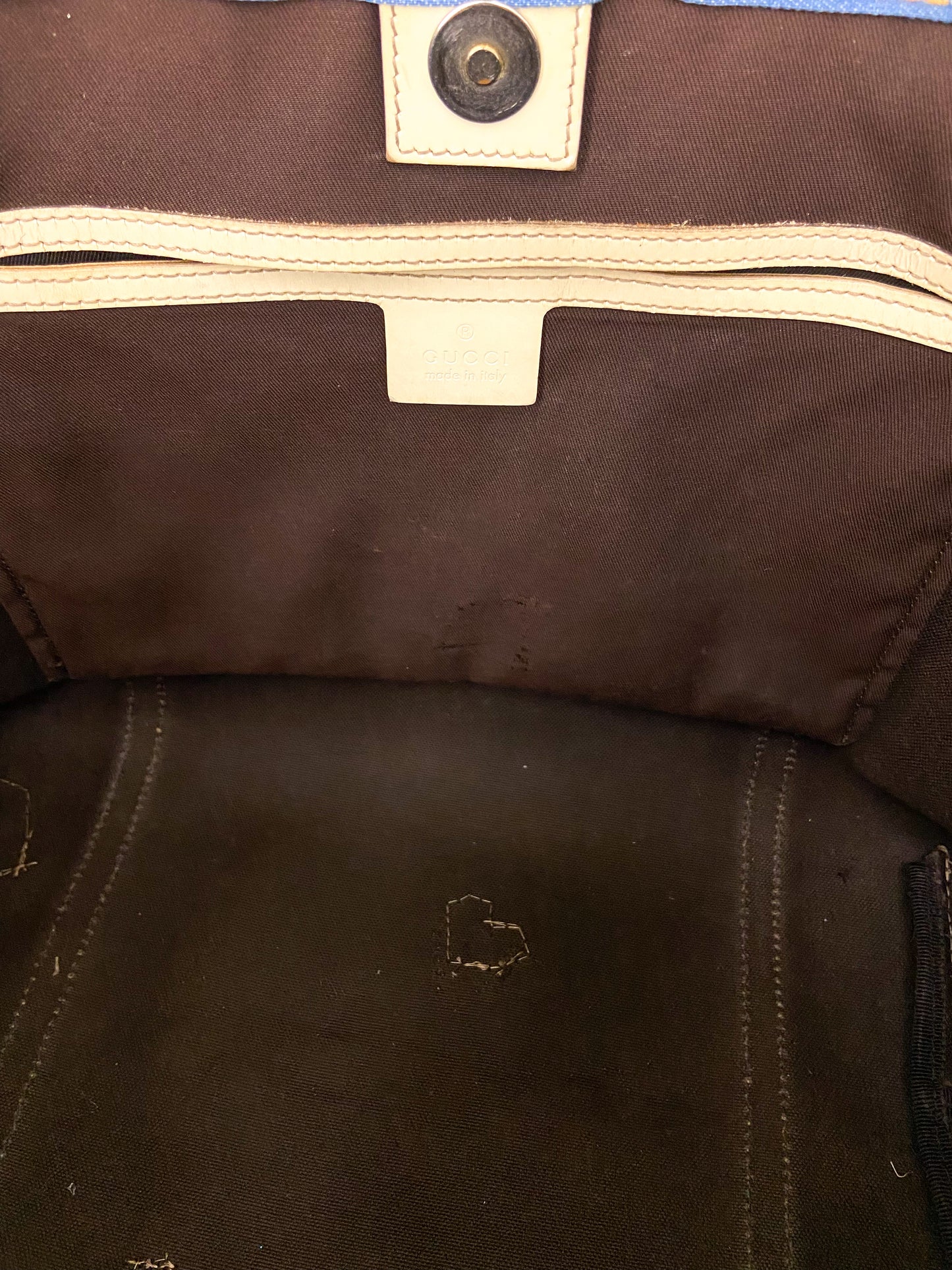 OOAK VINTAGE GUCCI PURSE WITH FLORAL TIGERS