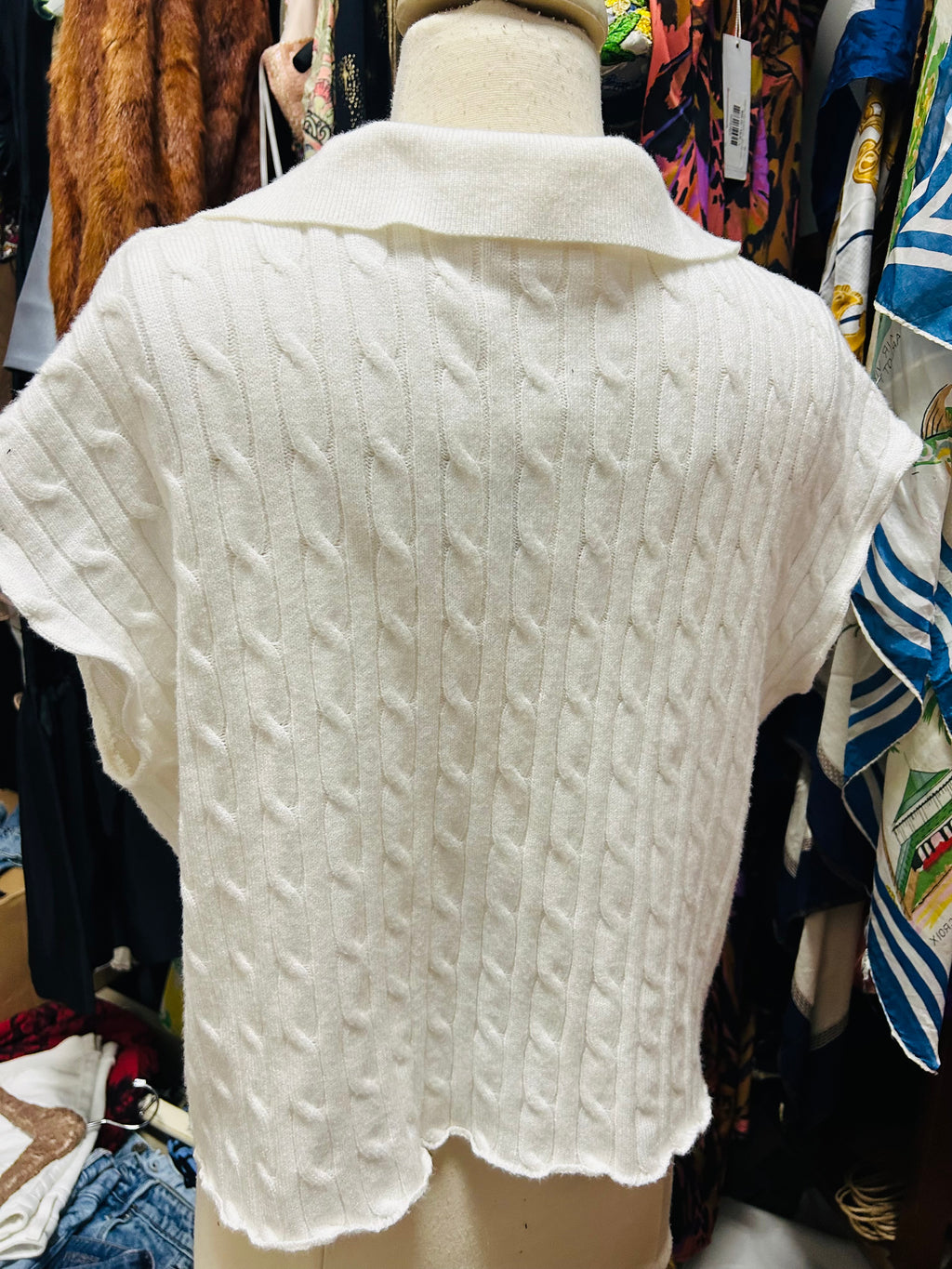 OOAK MSU Love Cropped Sweater