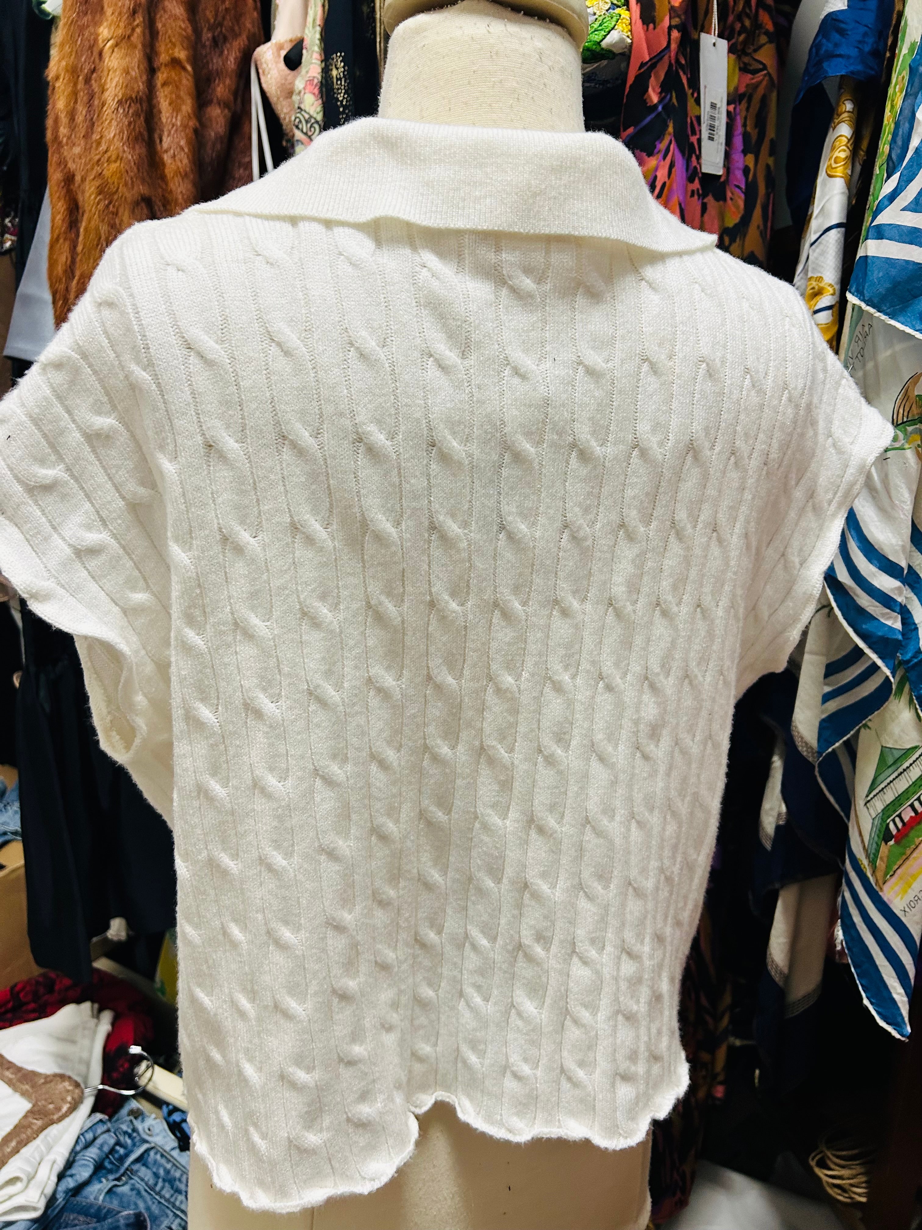 OOAK MSU Love Cropped Sweater