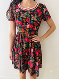 OOAK Vintage Floral Paris Dress