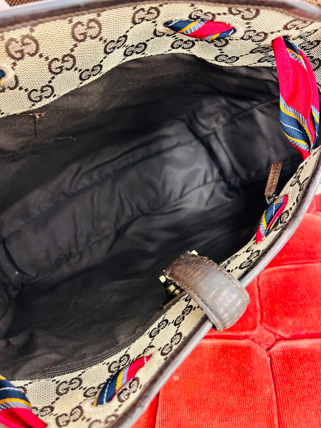 OOAK Vintage Gucci Jackie Drawstring Shoulder Bag