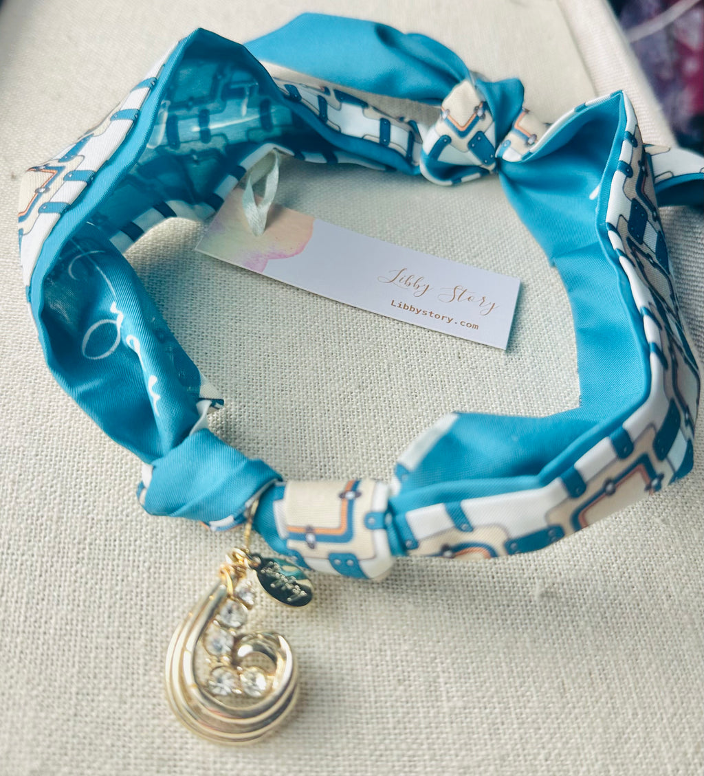 Tie On Scarf Necklace for Clip On Charms