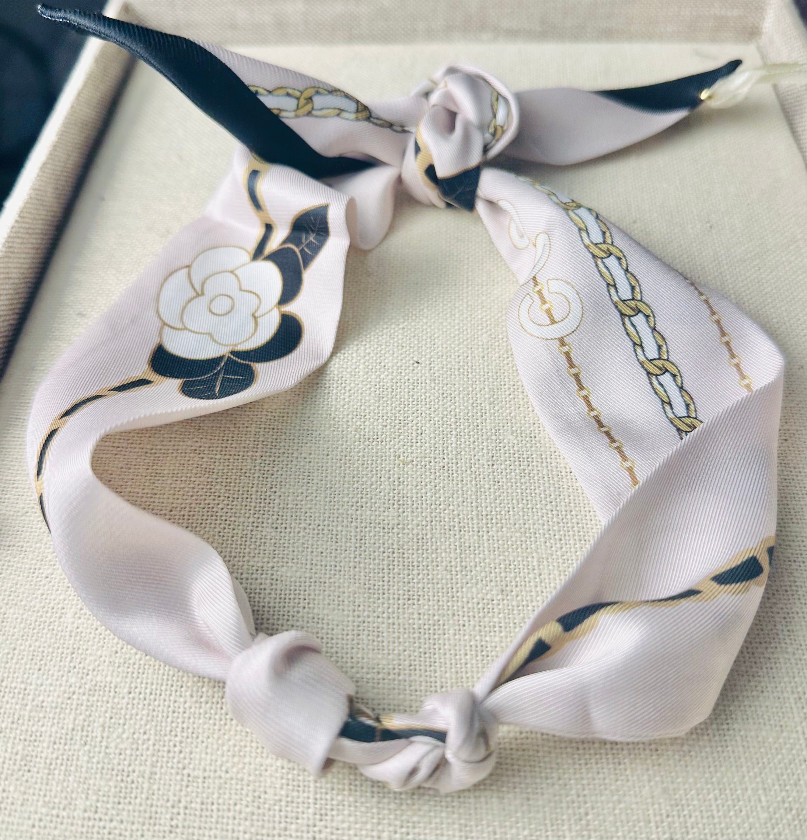 Tie On Scarf Necklace for Clip On Charms