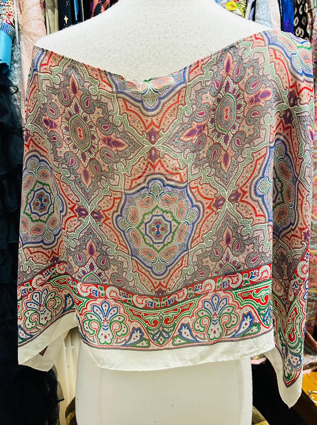 OOAk Vintage Etro Designer Scarf Top