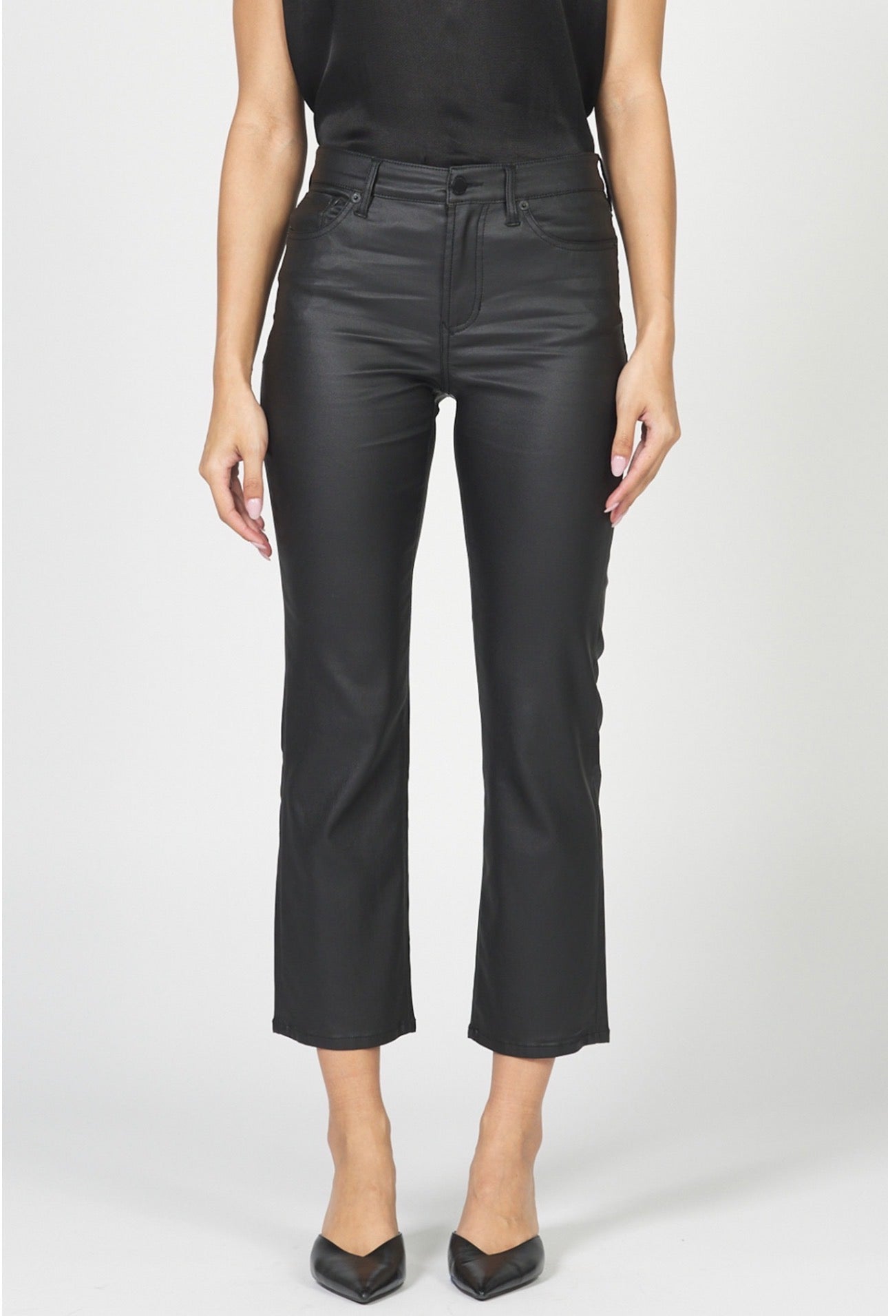 Dear John Anika Straight Leg Mid Rise Jean