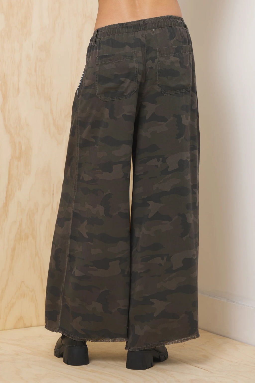 Vintage Havana Tencel Wide Leg Pant