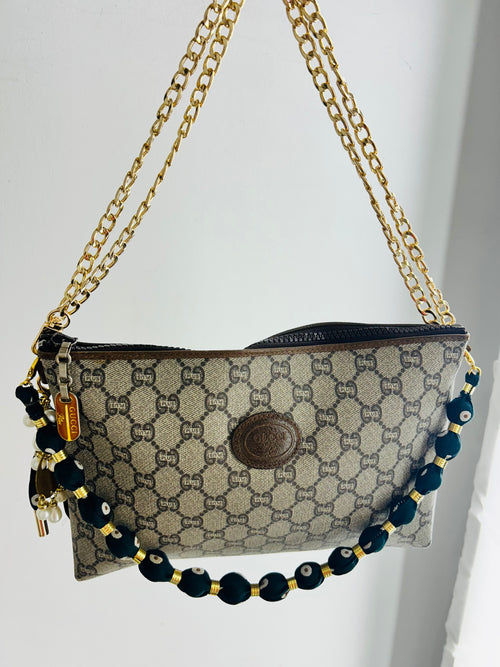 OOAK Vintage 1980s Gucci Clutch w/ Certificate of Origin