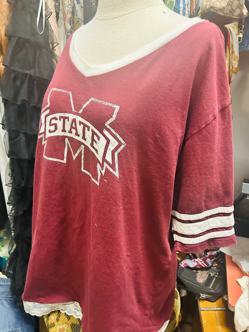 OOAK Vintage MSU Tshirt Dress