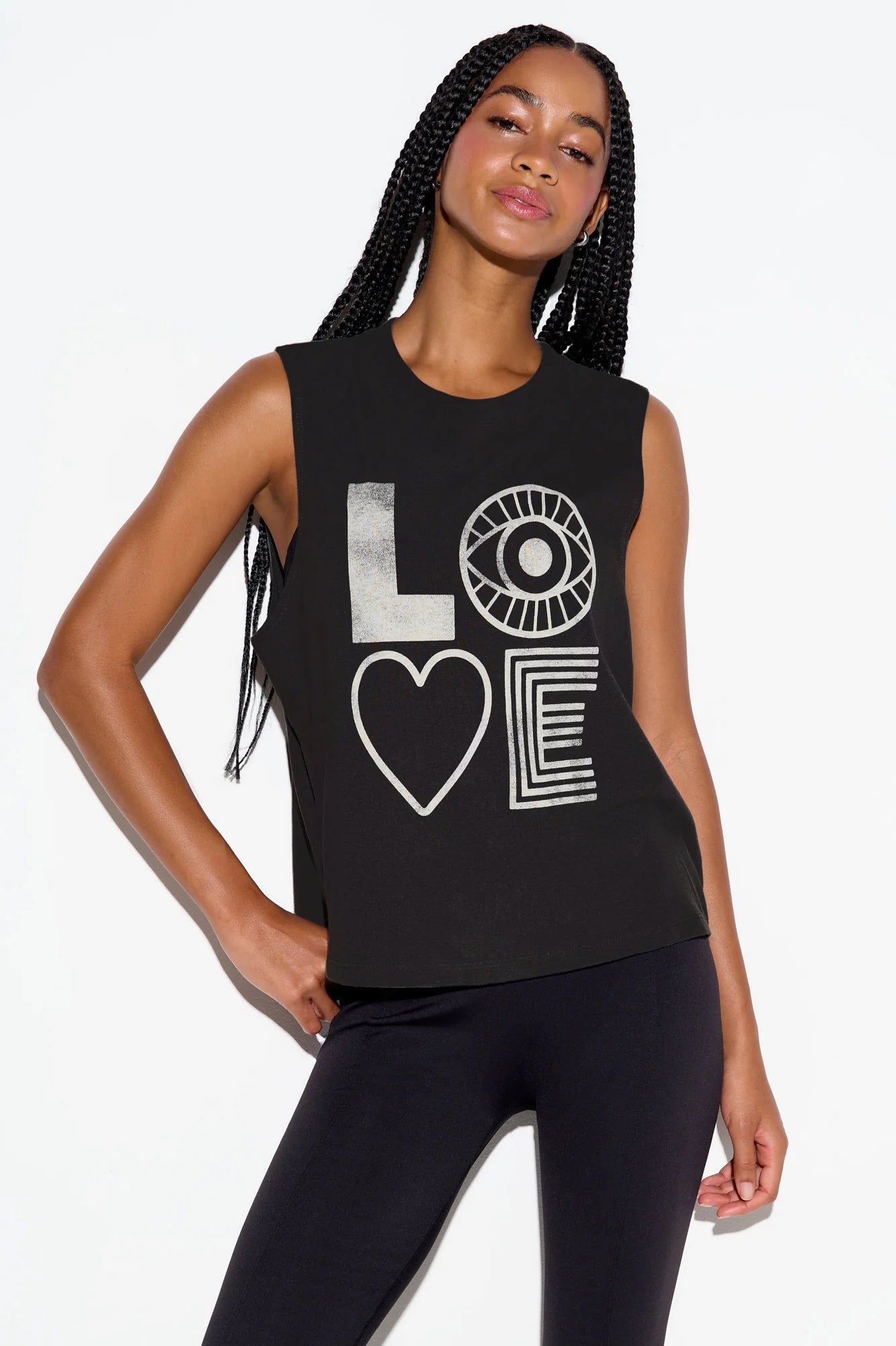 Spiritual Gangster Eye Love Vibe Tank