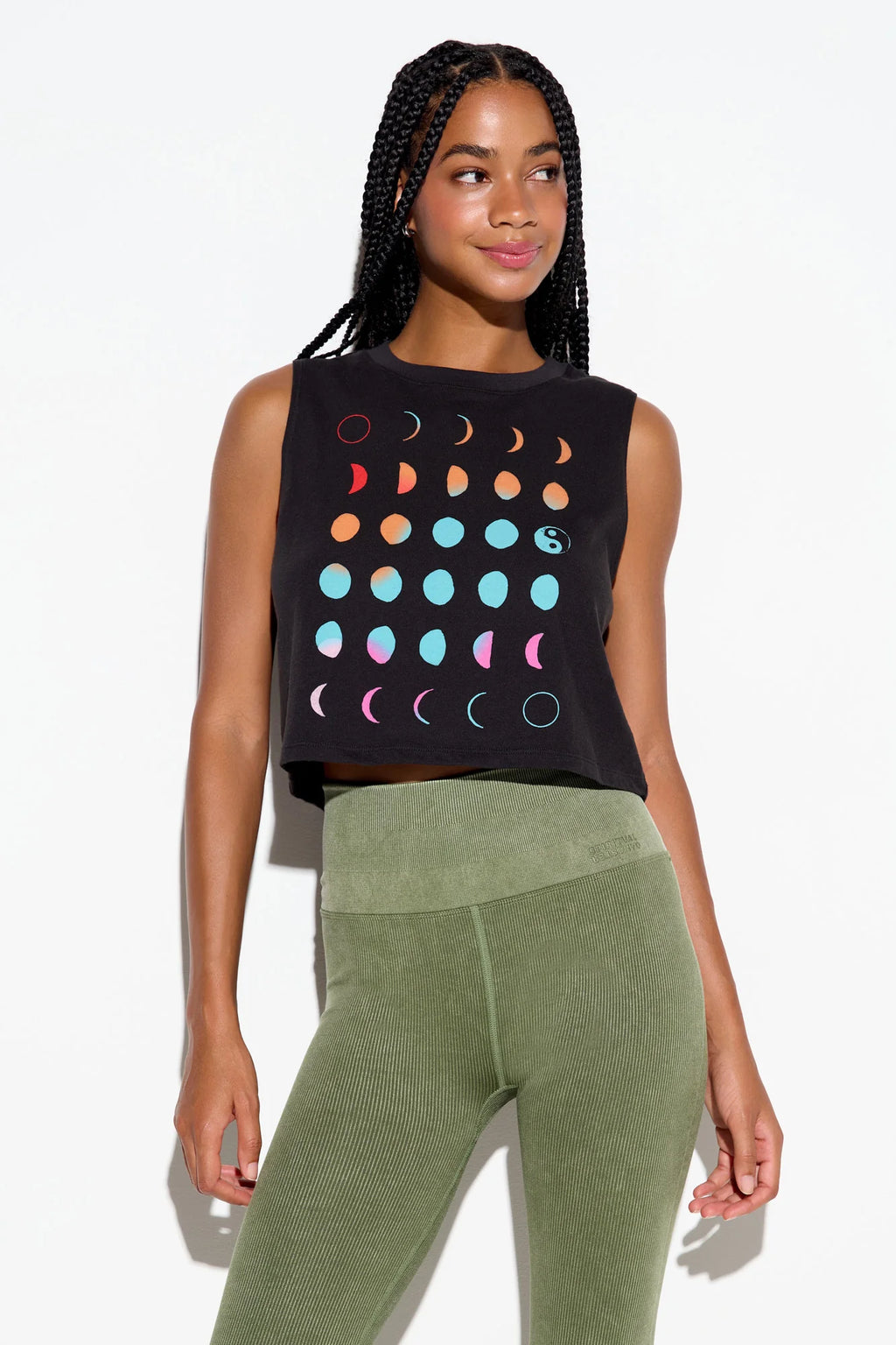 Spiritual Gangster Eclipse Spirit Crop Tank