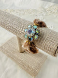 OOAK Velvet Earring Bracelet
