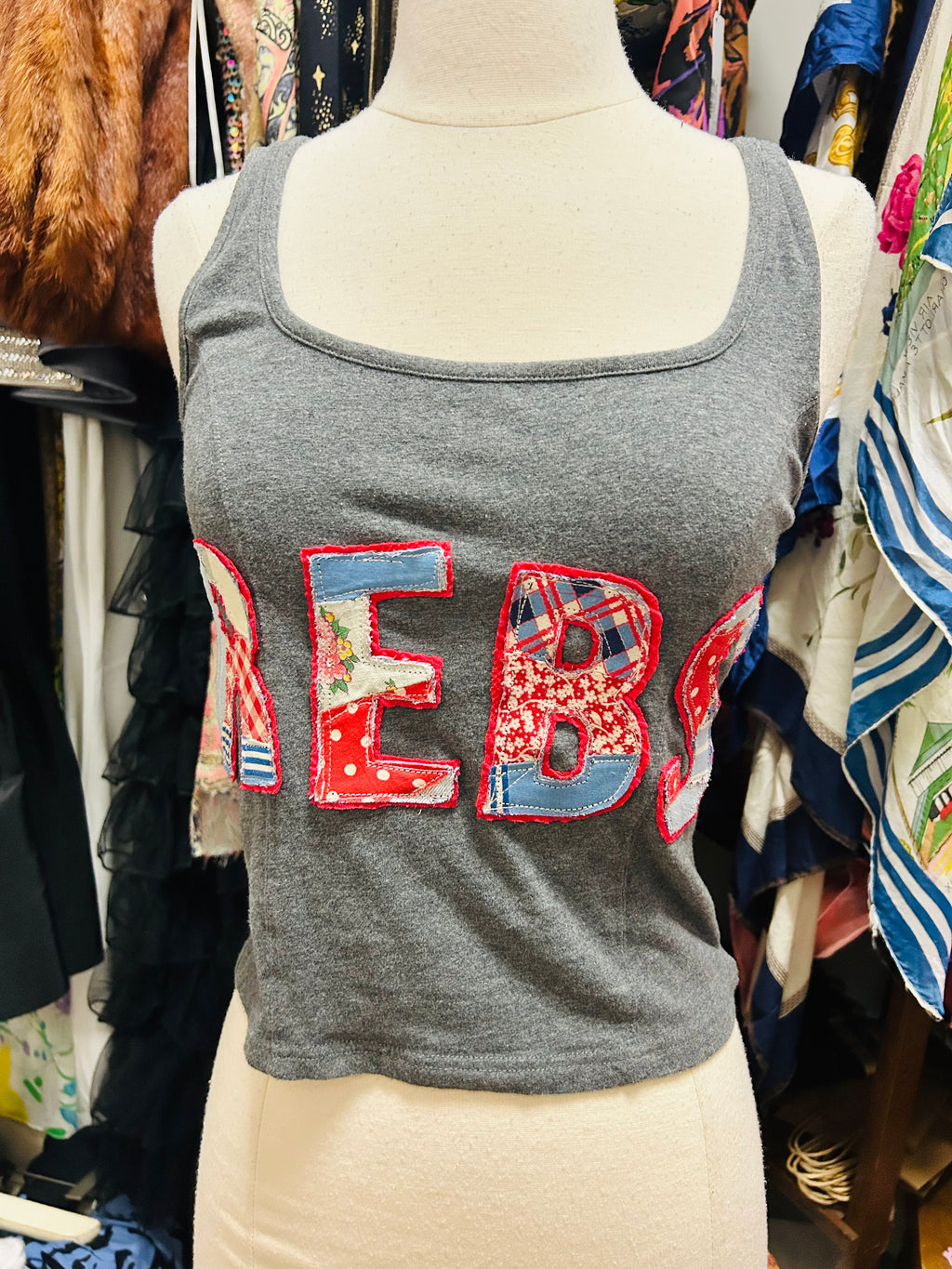 OOAK Rebs Patchwork Tank