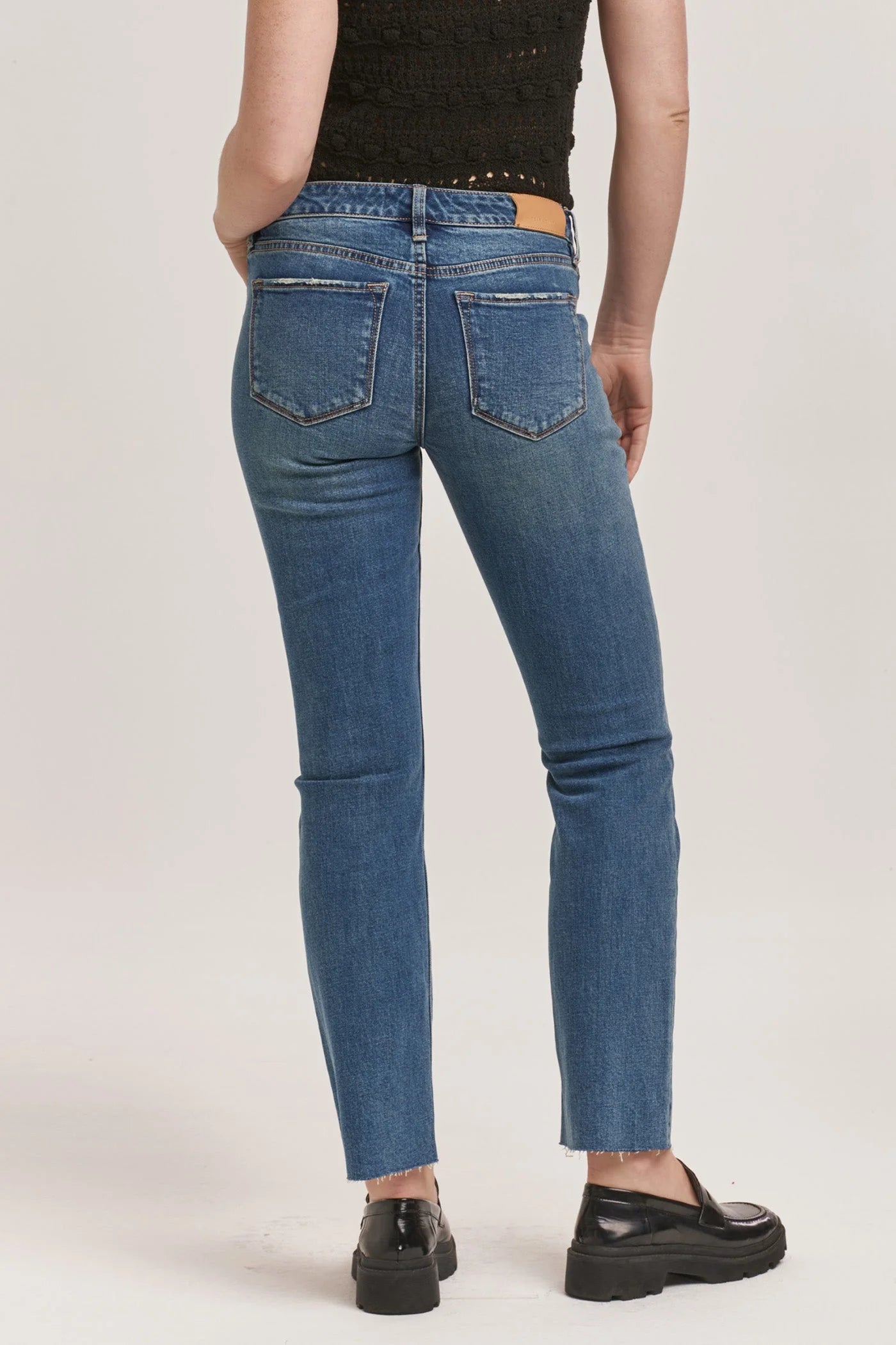 Dear John Playback Mid Rise Slim Straight Jean
