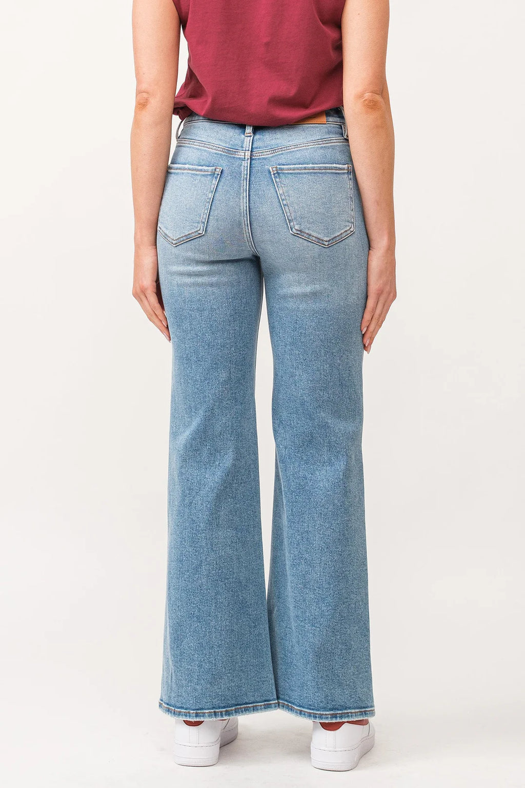 DEAR JOHN ARDMORE BUTTON FRONT FIONA WIDE LEG JEAN