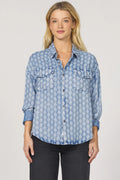 Dear John Adrianna Tencel Button Down Shirt