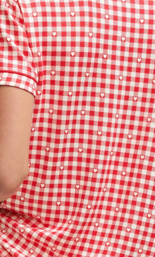 Z Supply Gingham Pj Top