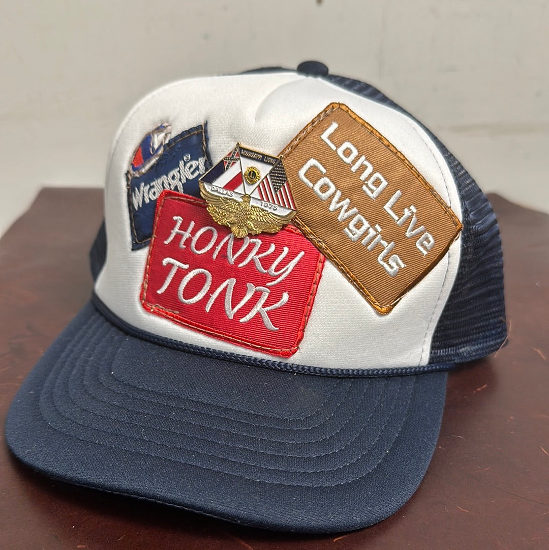 LIBBY STORY HONKY TONK COWGIRL TRUCKER HAT