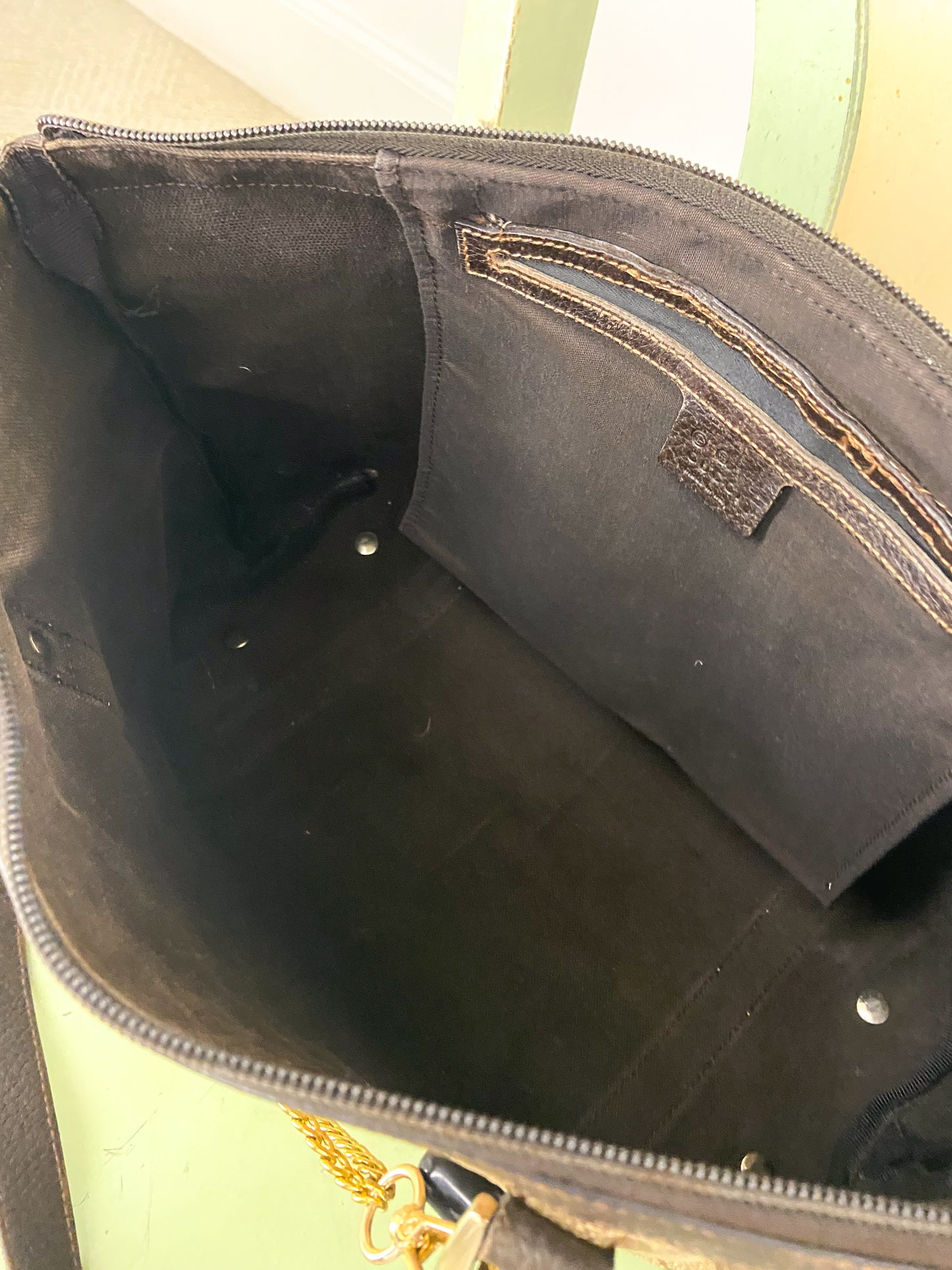 OOAK VINTAGE GUCCI AIRPLANE CHARM PURSE