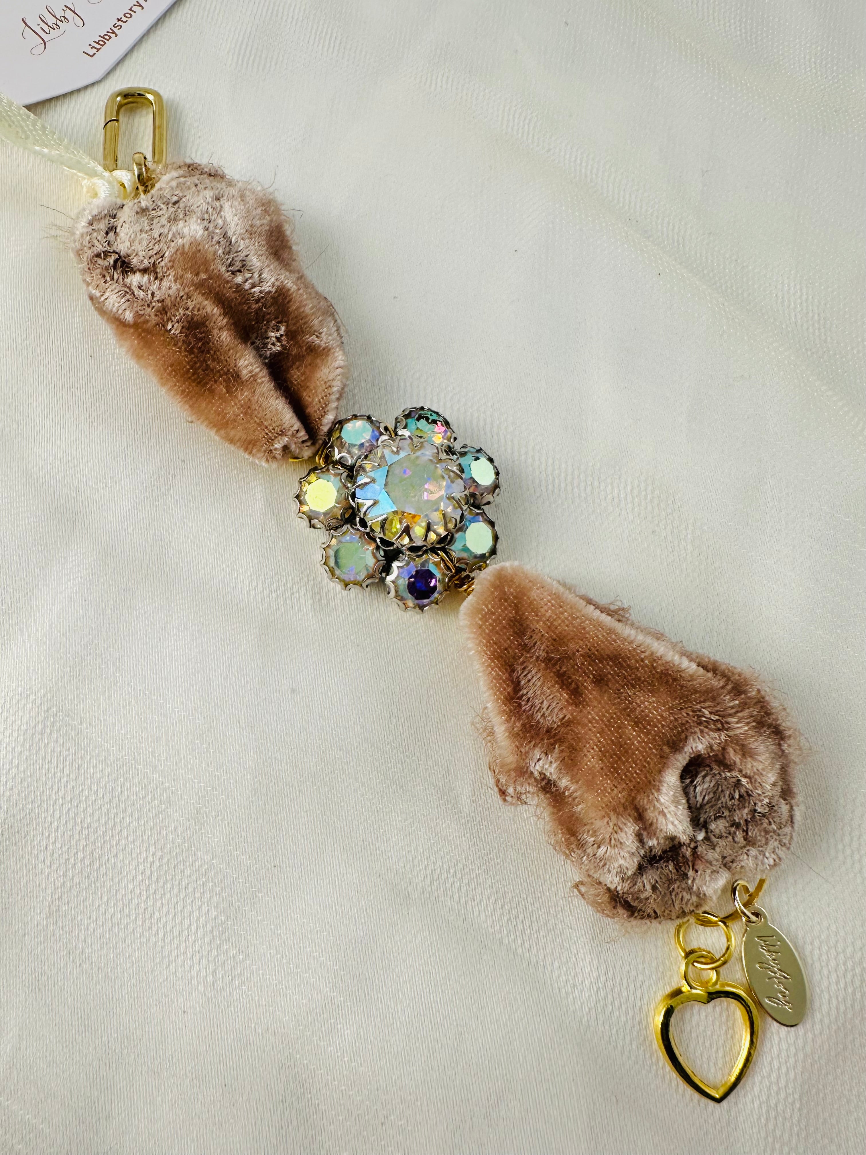 OOAK Velvet Earring Bracelet