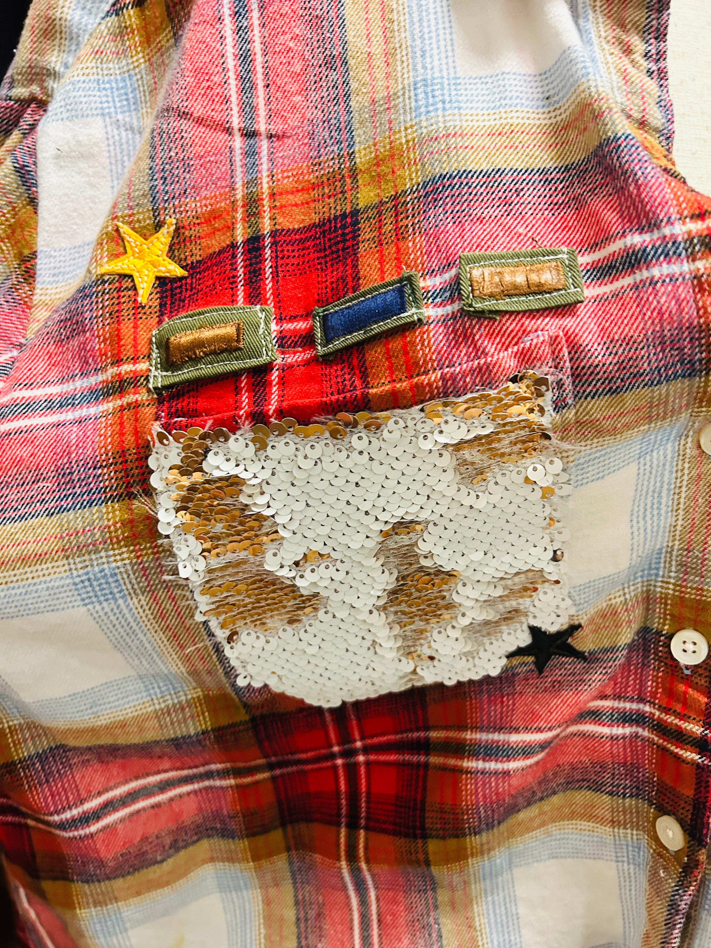 OOAK Rolling Stones Vintage Flannel