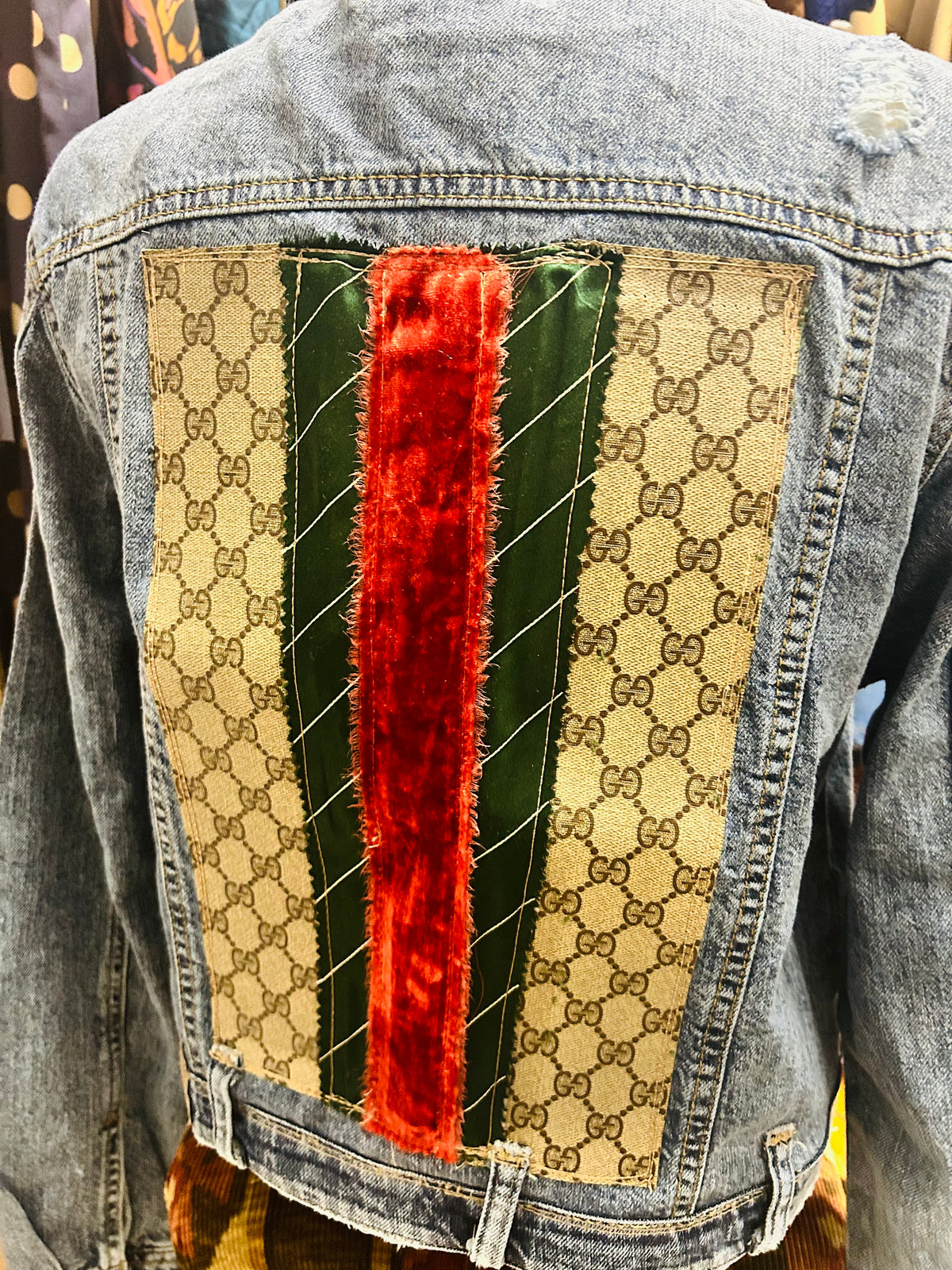 OOAK The Silk & Story Reworked Denim Jacket