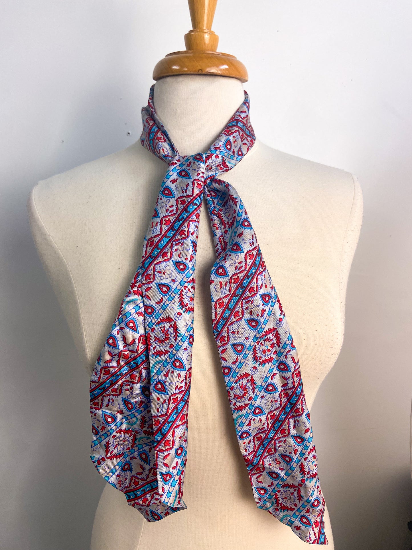 OOAK Vintage 100% Silk Scarf Evan Pizone Scarf