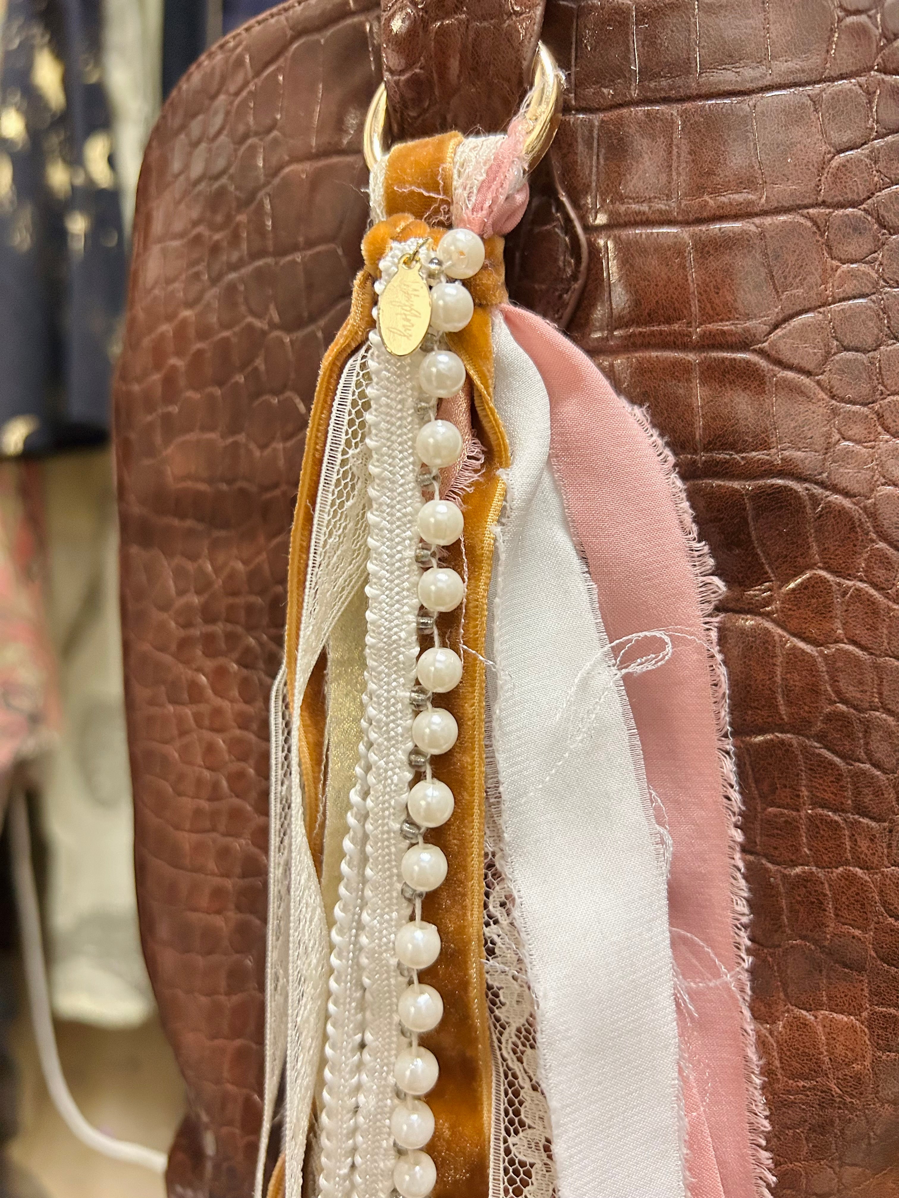 Handmade Large Boot Fabric Charms