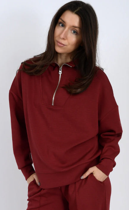 Seanni Half Zip Soft Pullover