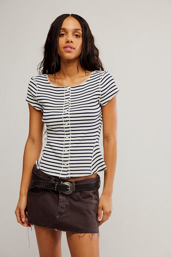 Free People Most Wanted Striped Cardigan