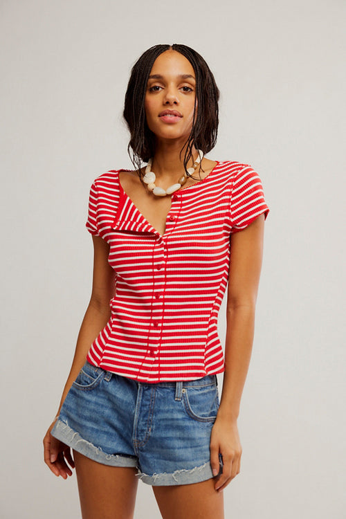 Free People Most Wanted Striped Cardigan