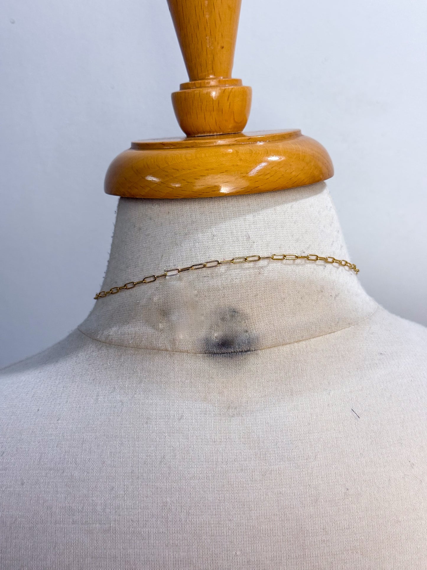 OOAK LV Heart and Key Charm Necklace