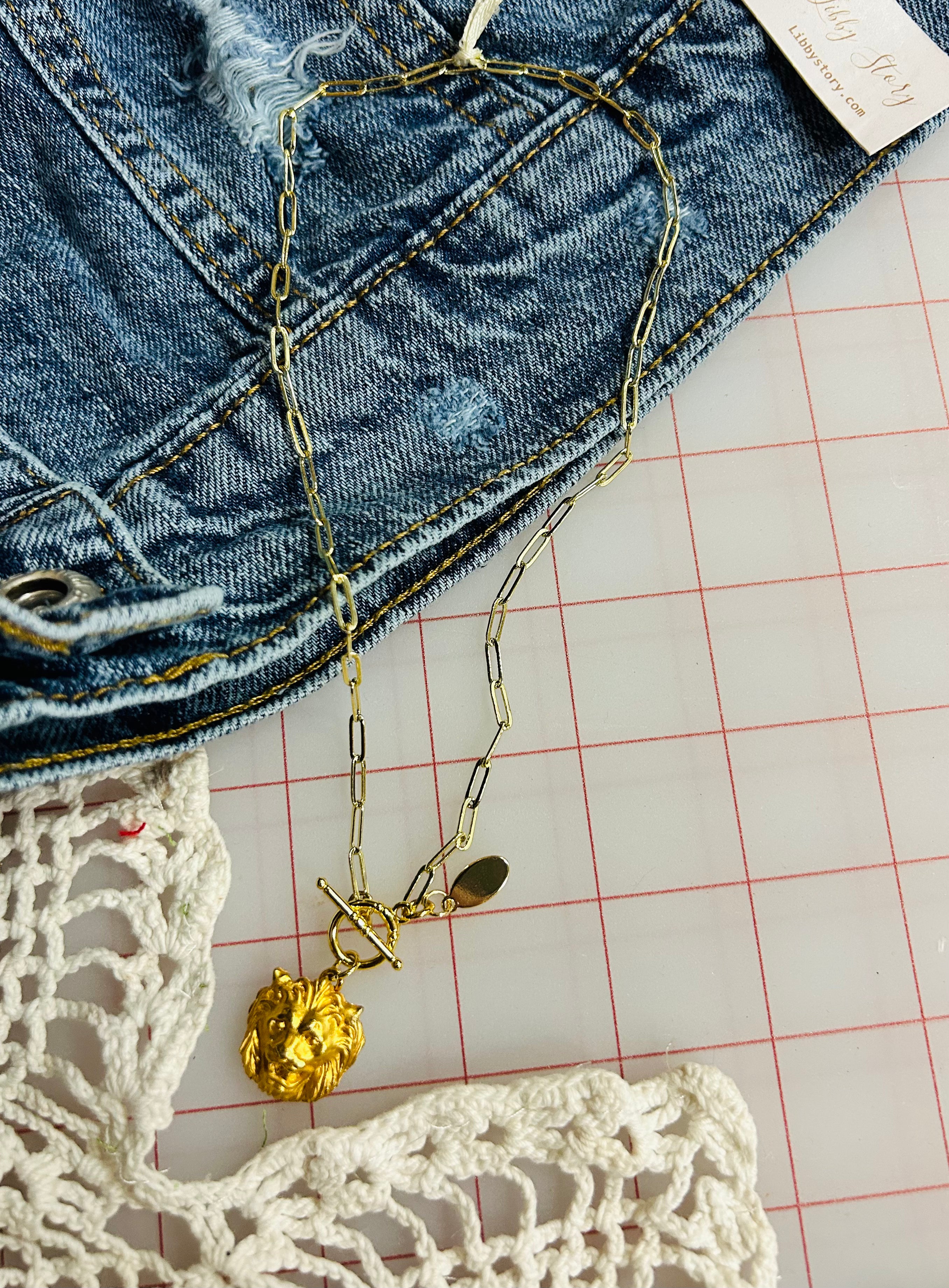 OOAK Small Vintage Earring Necklace