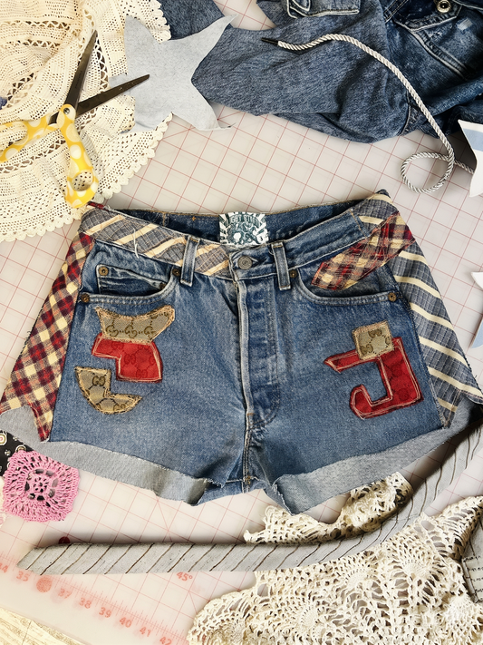 OOAk Levi's & Gucci Ties Cutoffs