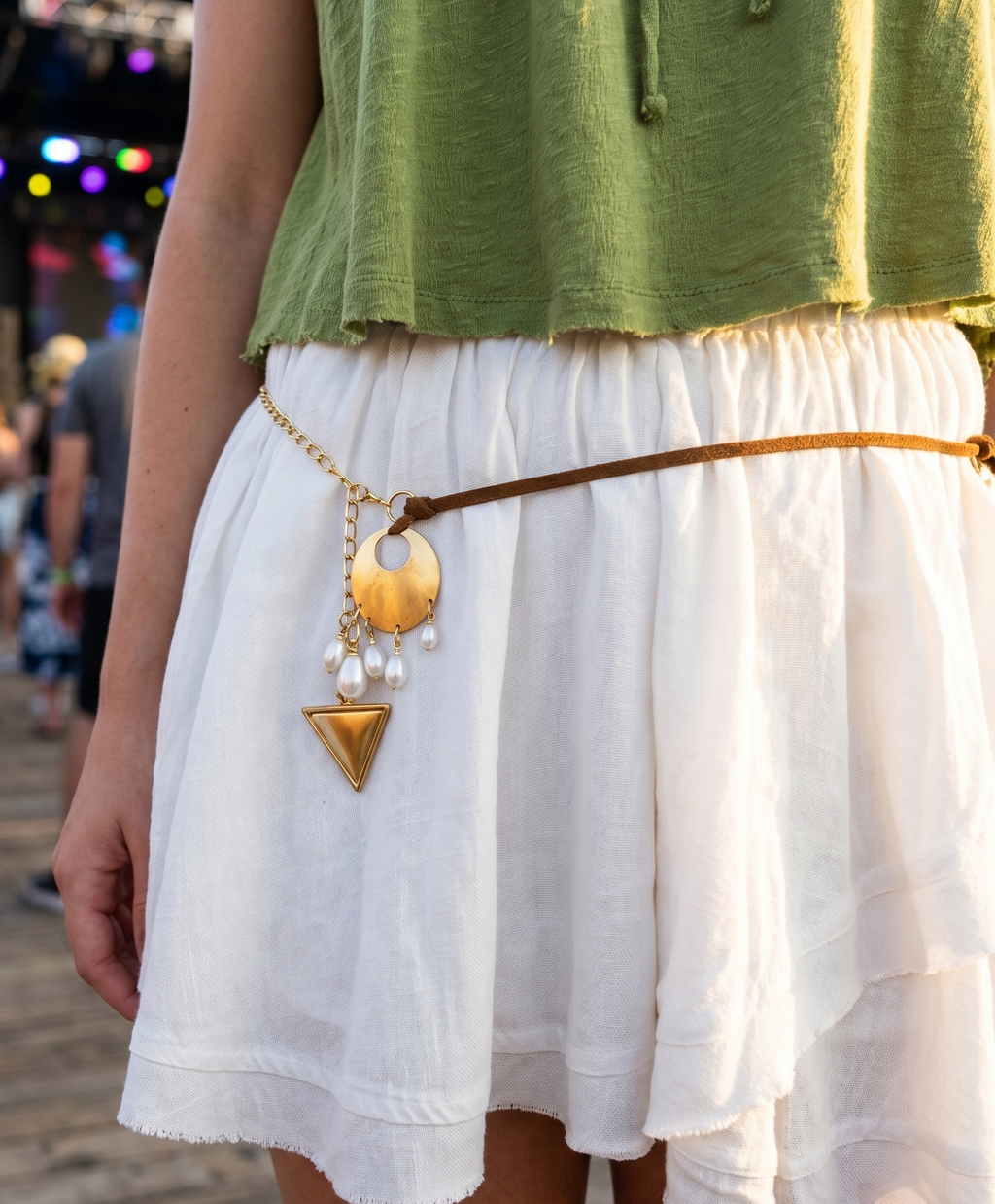 OOAK Leather Wrap Necklace or Belt