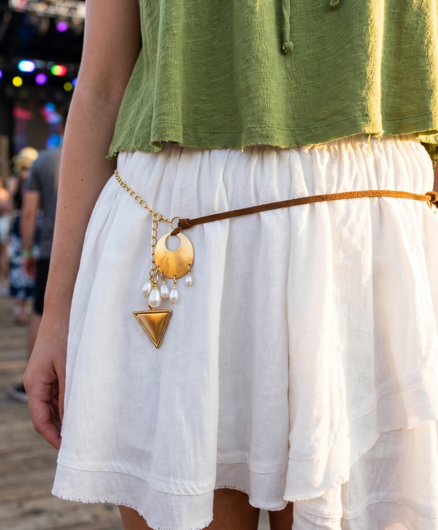 OOAK Leather Wrap Necklace or Belt
