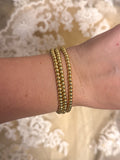 Gold Dipped Beads Bracelet