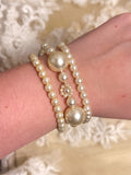 OOAK Vintage Take Me There Bracelet Stack