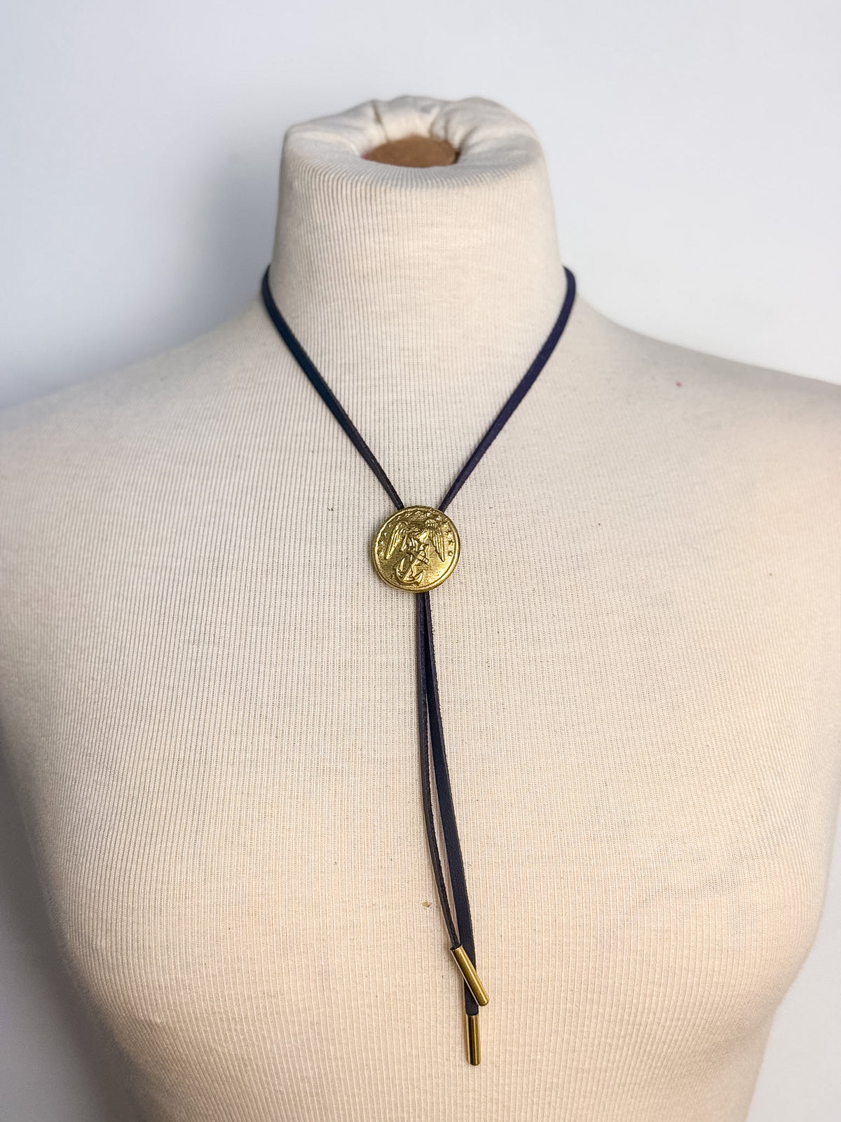 OOAK Vintage Button Bolo