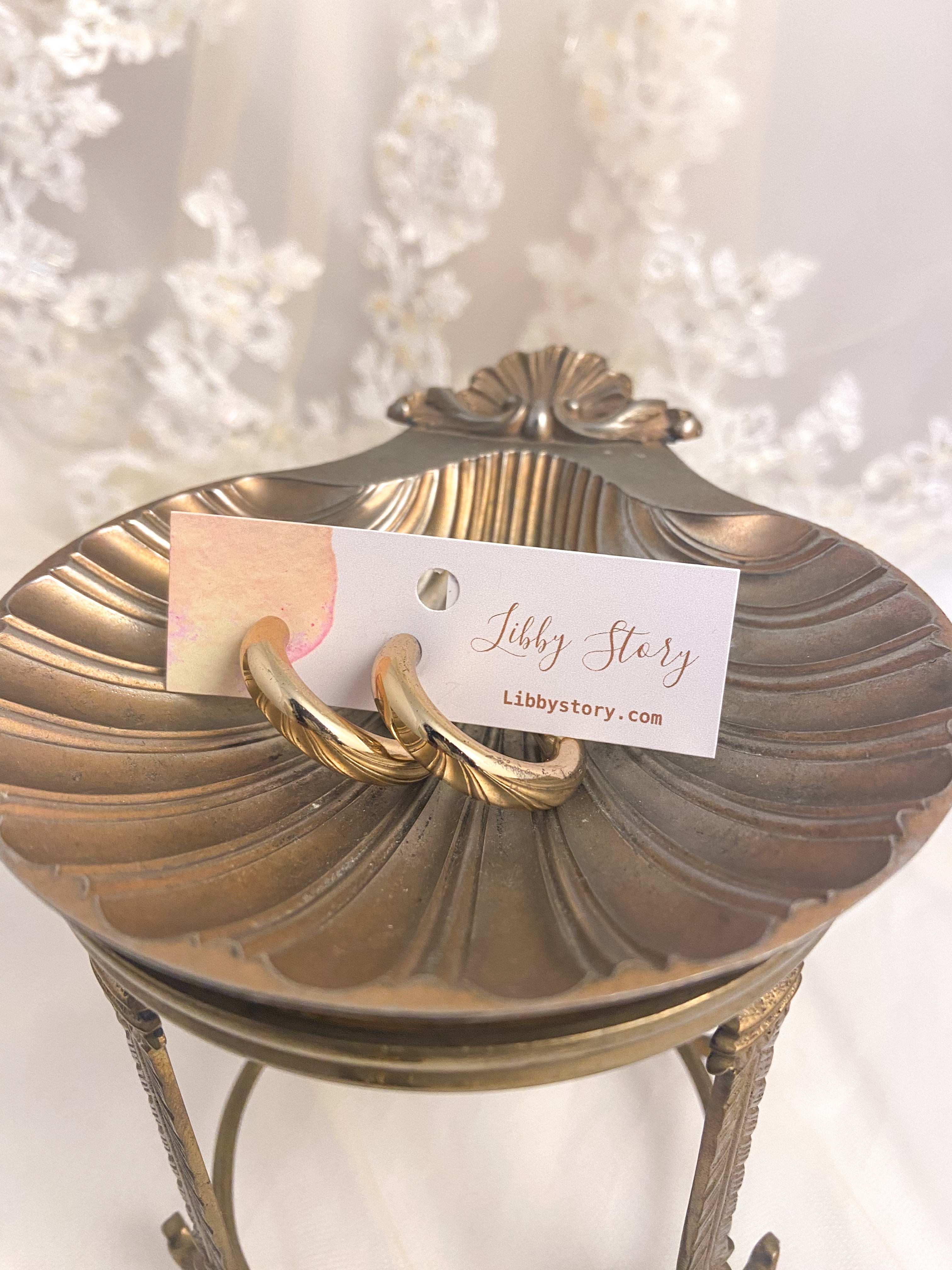 Gold Hoop Earrings