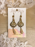 OOAK Vintage Conversion Pearl Earrings