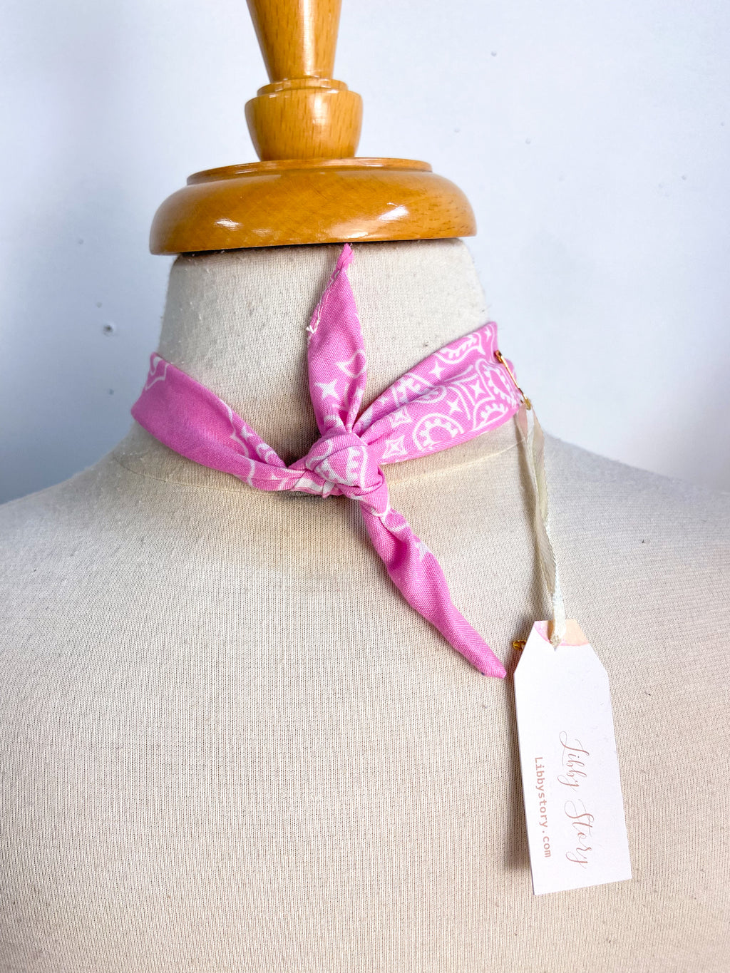 OOAK Bandana Earring Pendant Necklace