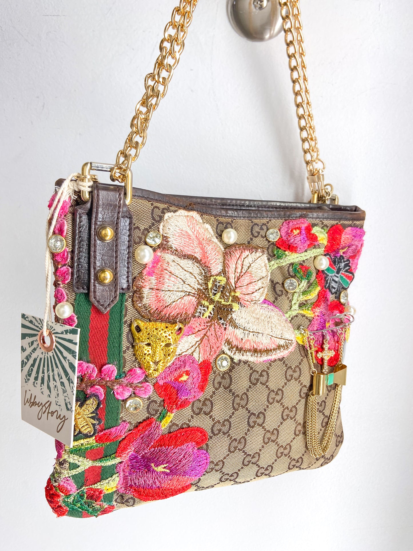 OOAK Bling GG 2way Purse