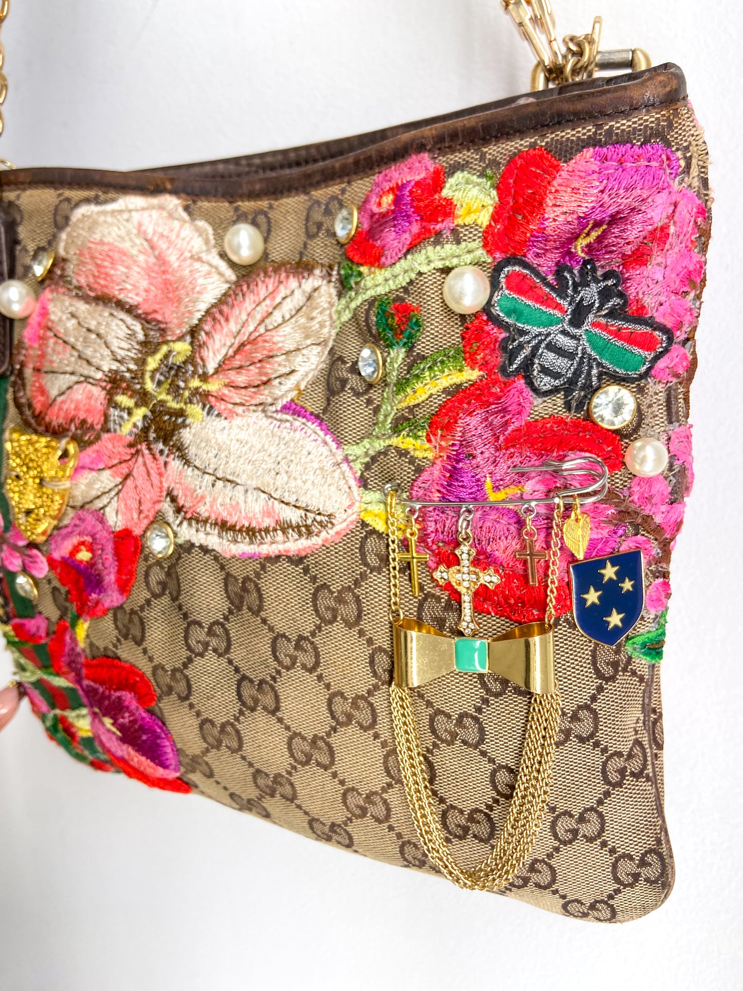 OOAK Bling GG 2way Purse