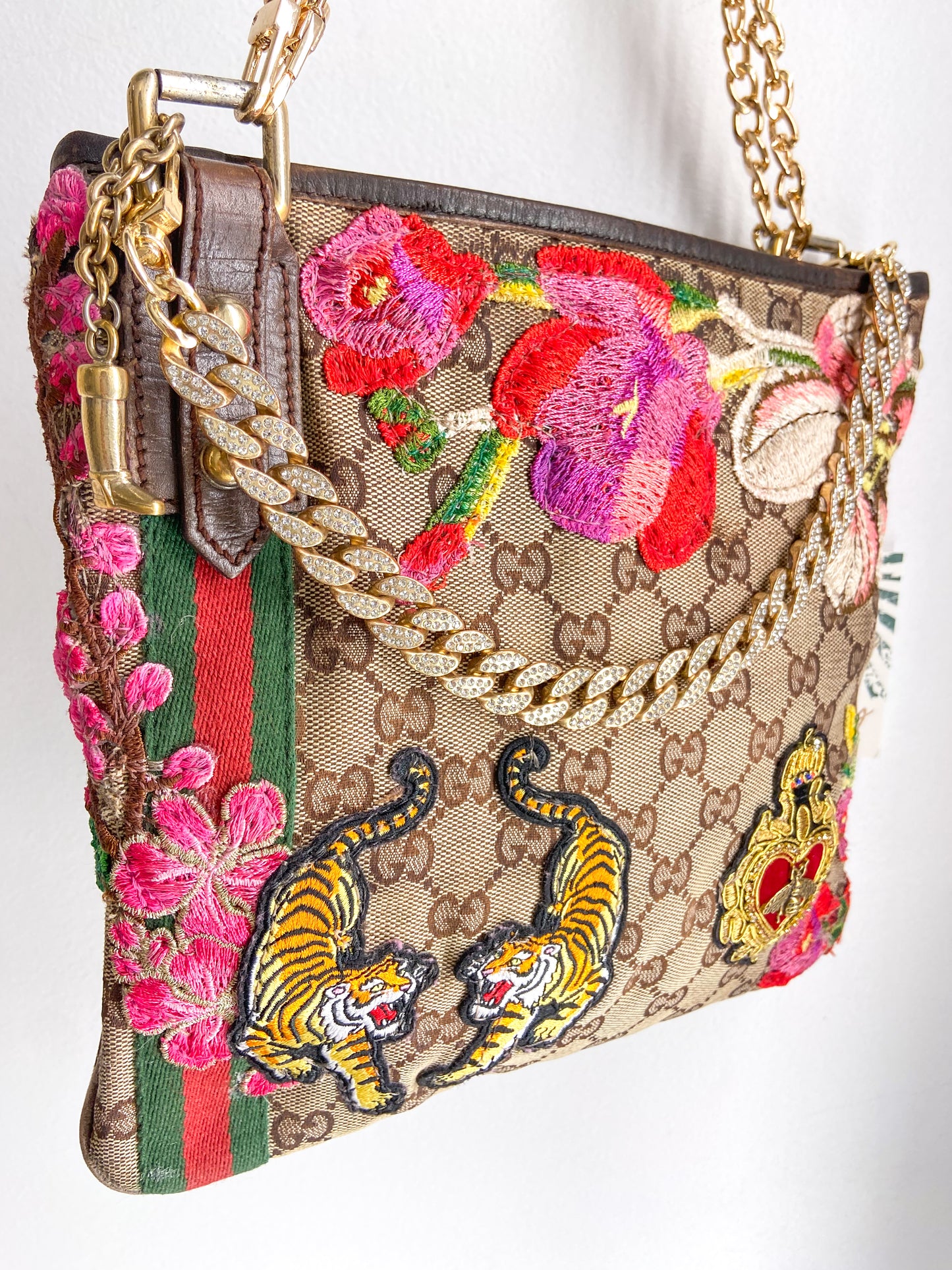 OOAK Bling GG 2way Purse