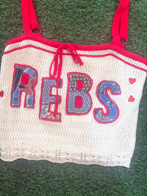 OOAK Crochet Rebs Sweater Tank