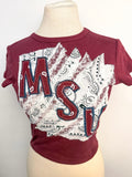 OOAK Bandana/Lace MSU Tee