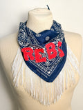 OOAK 'Rebs' Fringe Scarf